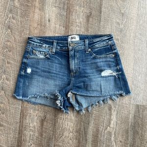 BRAND NEW: MEDIUM RISE PAIGE JEAN SHORTS